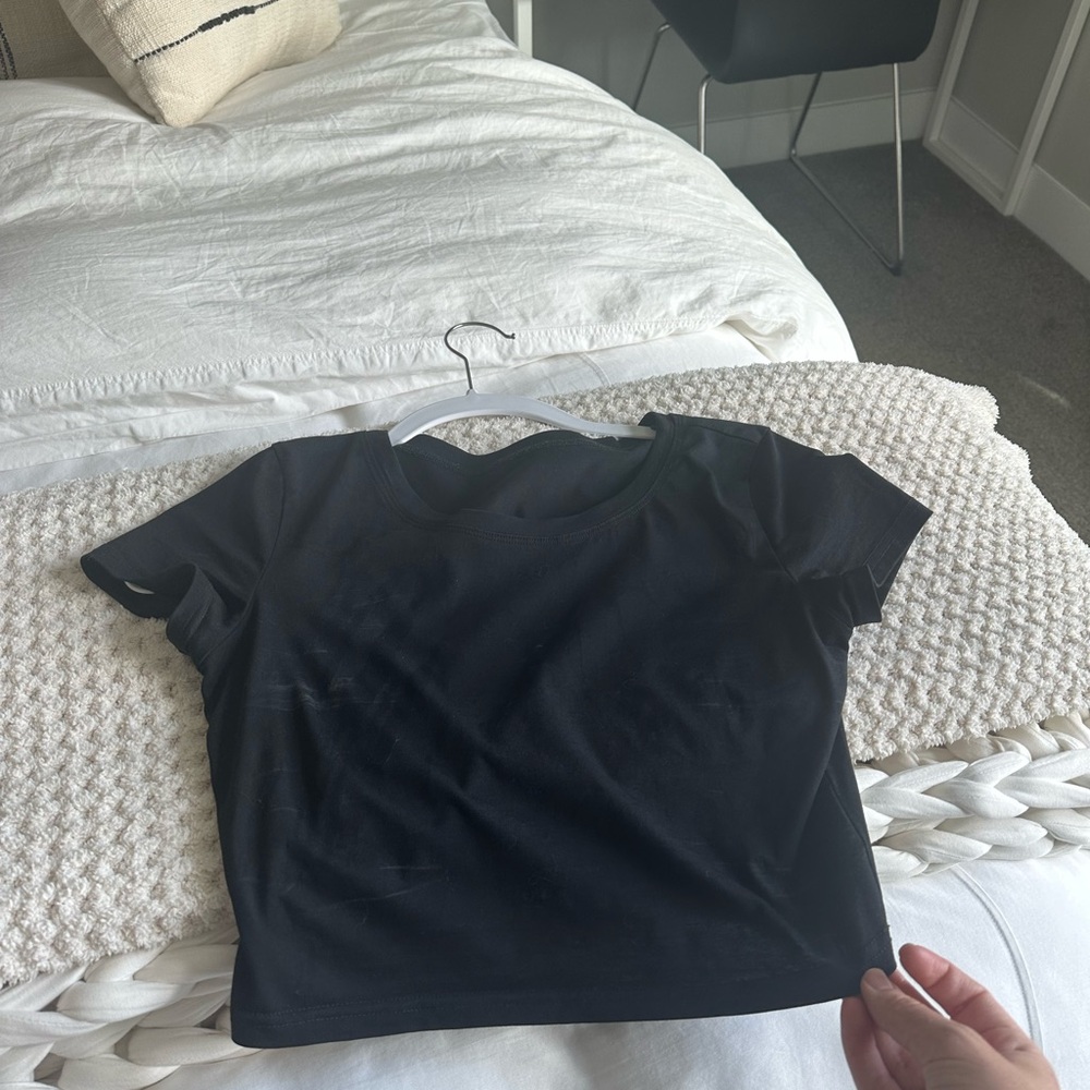 Black Crop Top